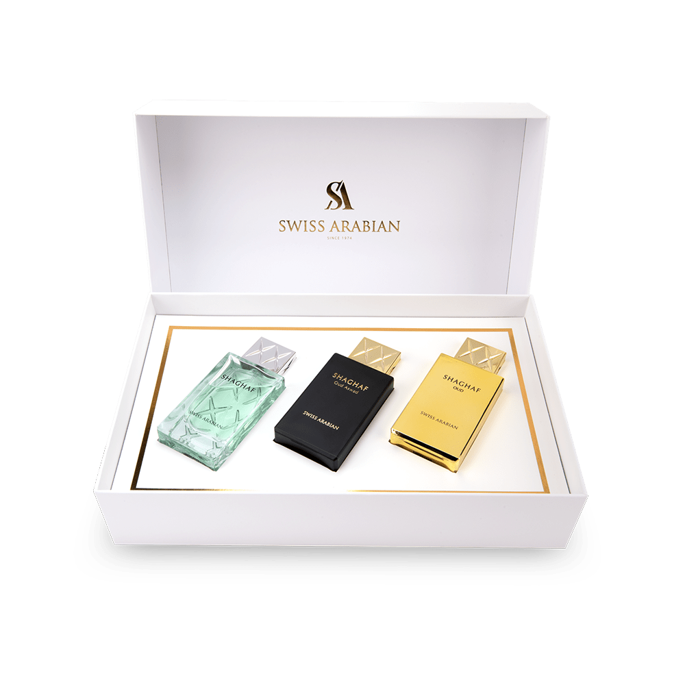 Swiss Arabian Shaghaf Collection Luxury Fragrance Gift Set 3-Piece