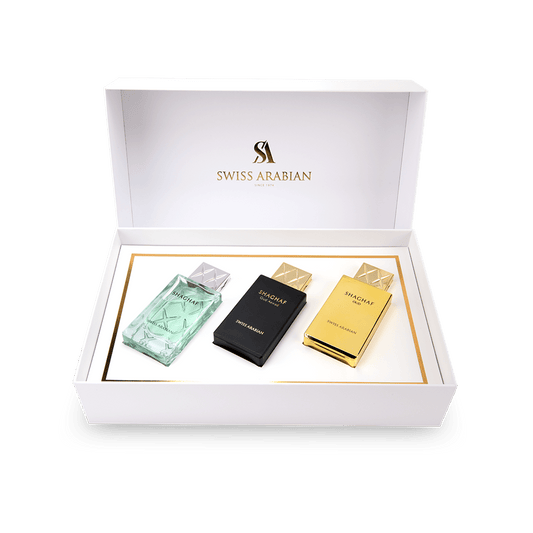 Swiss Arabian Shaghaf Collection Luxury Fragrance Gift Set 3-Piece