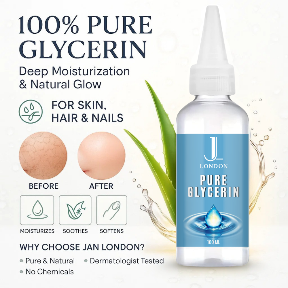 Jan London 100% Pure Glycerin Moisturizing Skin Nourishing Liquid