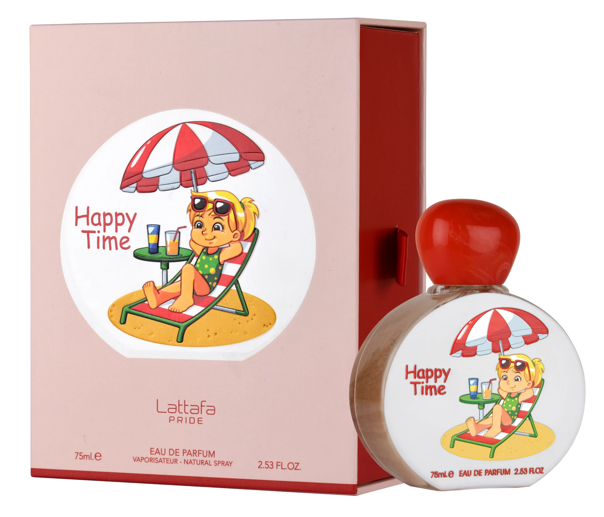 Lattafa Pride Kids Happy Time Floral Mandarin Coconut Long Lasting Perfume