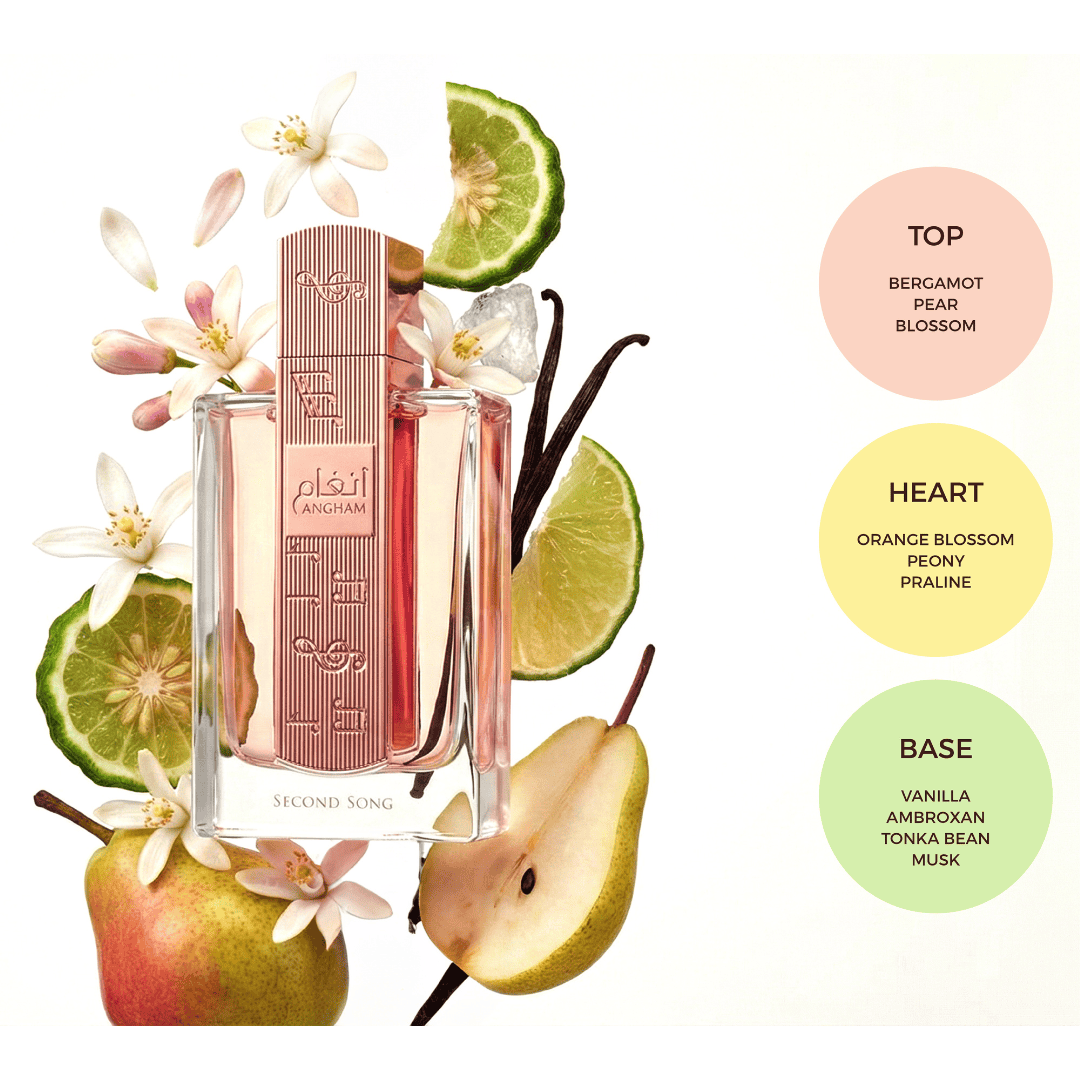 Lattafa Angham Second Song 100ml EDP Long Lasting Floral Fragrance
