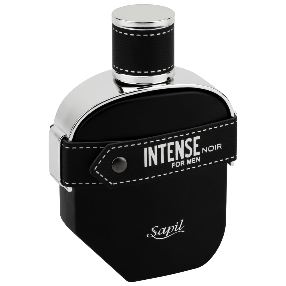 Sapil Intense Noir Men's Aromatic Amber Citrus Leather Perfume