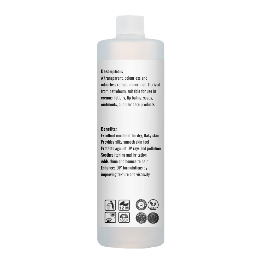 Jan London Light Liquid Paraffin Mineral Oil for Cosmetic DIY Formulations