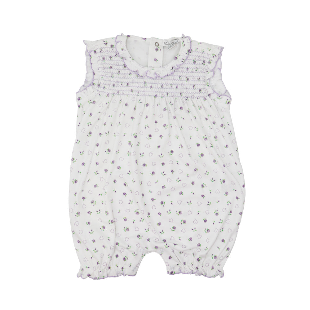 Kissy Kissy Baby Girls Lilac Sweet Heart Sleeveless Play Suit