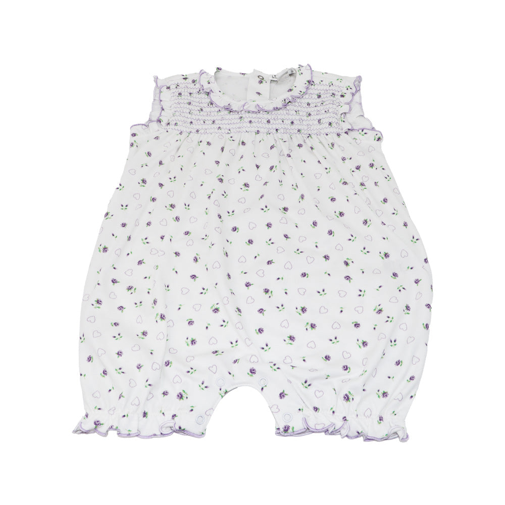 Kissy Kissy Baby Girls Lilac Sweet Heart Sleeveless Play Suit