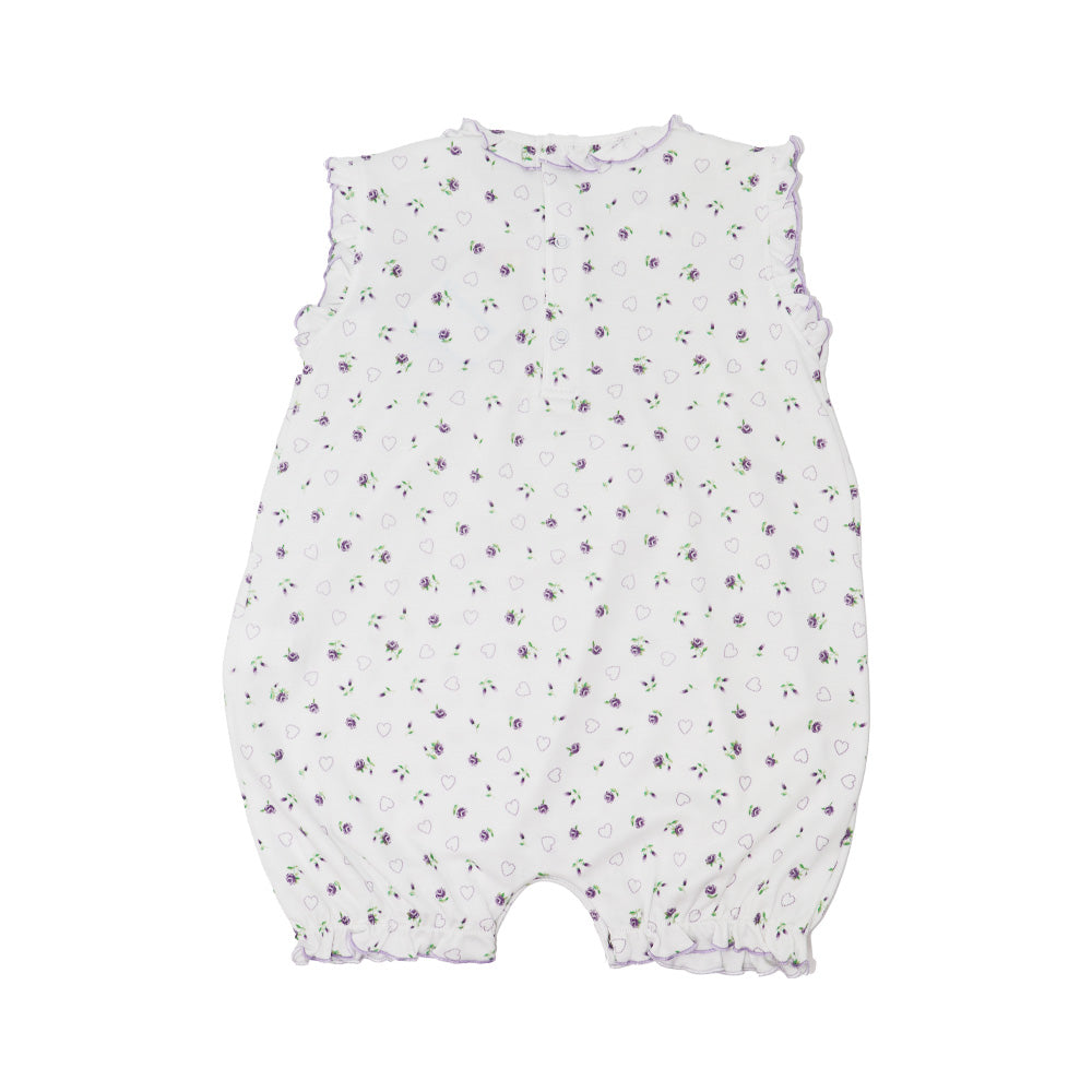 Kissy Kissy Baby Girls Lilac Sweet Heart Sleeveless Play Suit