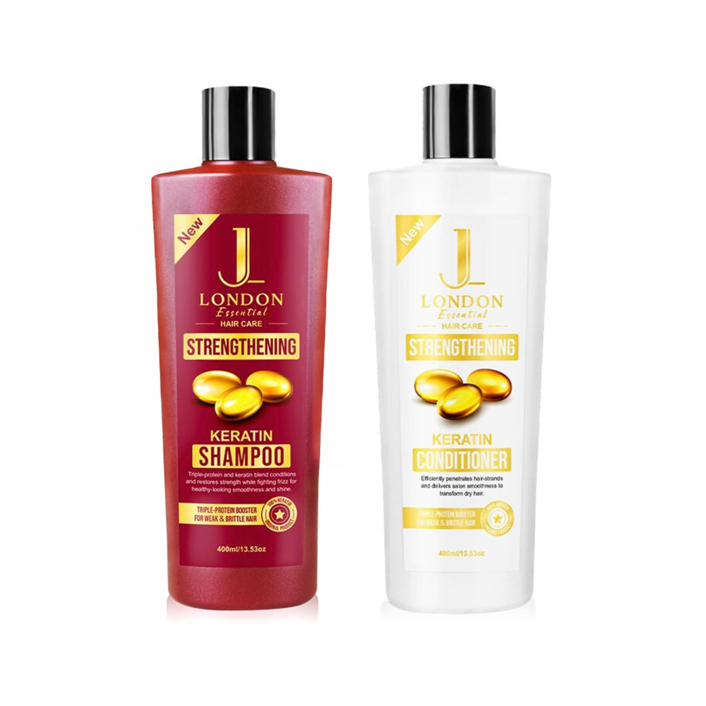 Jan London Keratin Strengthening Duo Hair Repair Shampoo and Conditioner