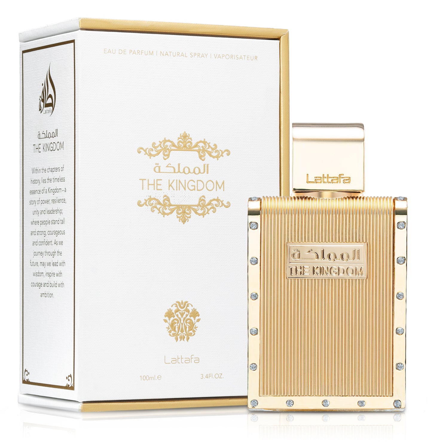 Lattafa Kingdom Men Eau De Parfum 100ml Long Lasting Spray
