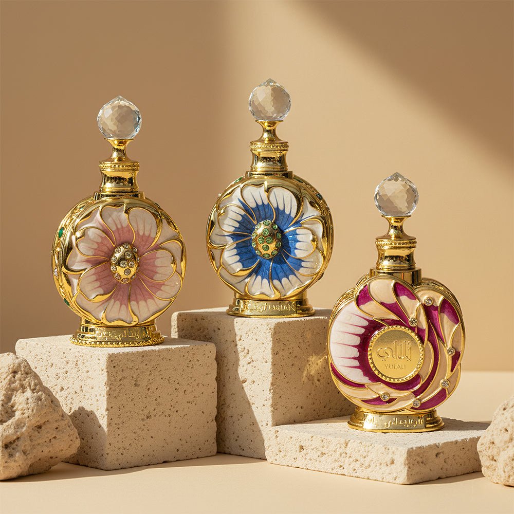 Swiss Arabian Luminous Perfume Oil Collection Set Layali Amaali Yulali