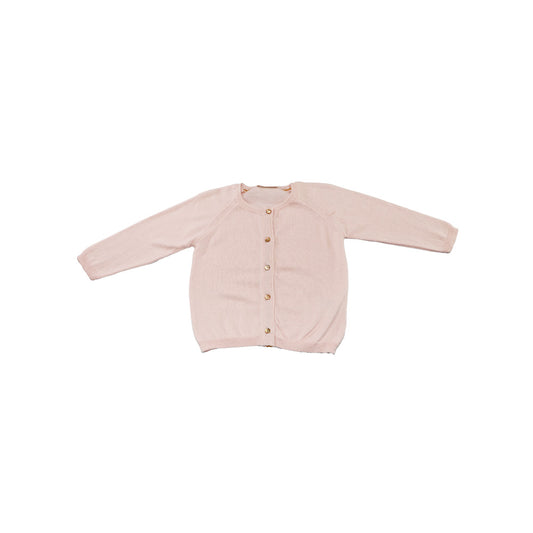 Les Enfantines Coc Cardigan Saffron Soft Knit Kids Sweater