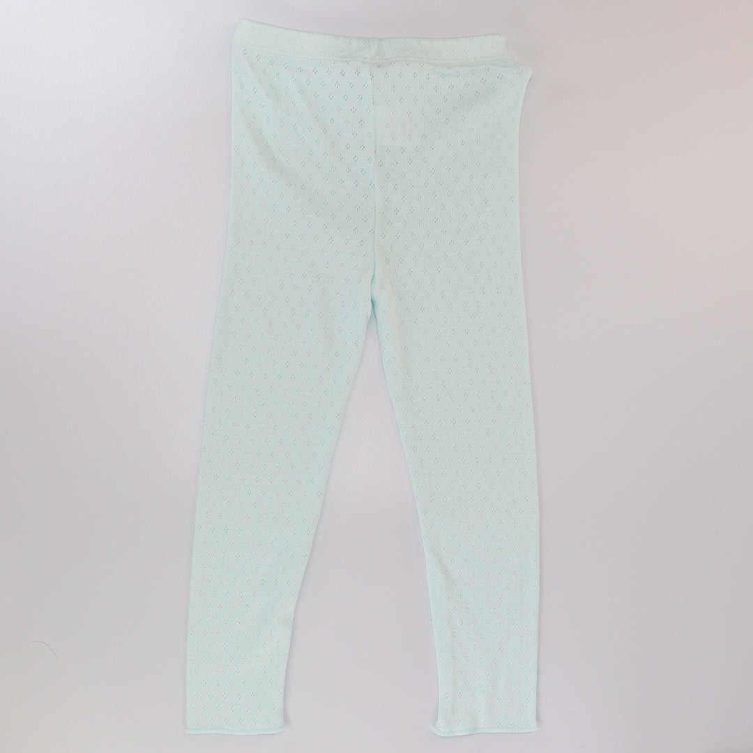 Les Enfantines Kids PHQ Aqua Green Soft Cotton Everyday Leggings
