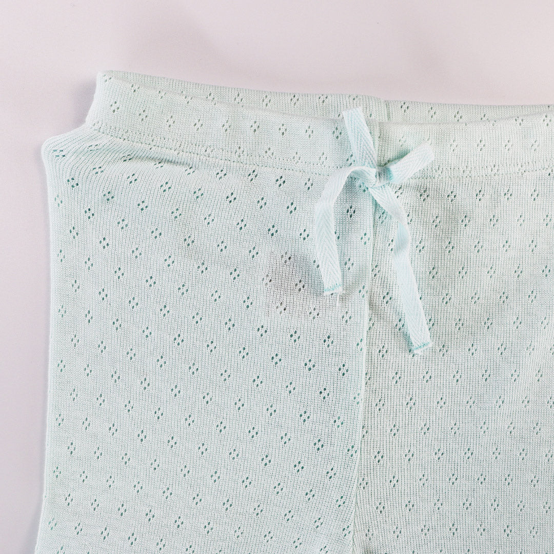 Les Enfantines Kids PHQ Aqua Green Soft Cotton Everyday Leggings
