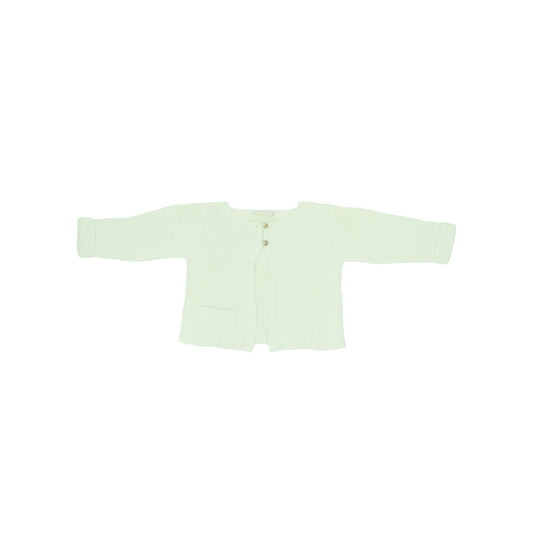 Les Enfantines Lucio Milk White Knitted Cardigan for Babies