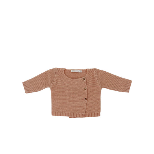 Les Enfantines Blush Pink Lucio Levest Soft Baby Bodysuit