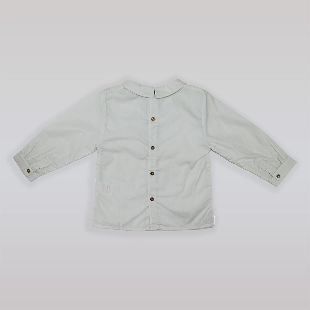 Les Enfantines Calao Sky Checks Cotton Blouse for Toddlers