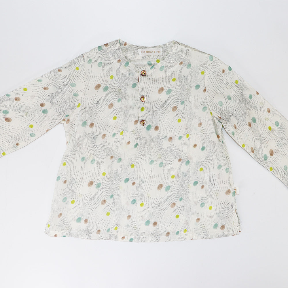Les Enfantines Toddler Girl Bourdon Blouse Floral Liberty Print Top