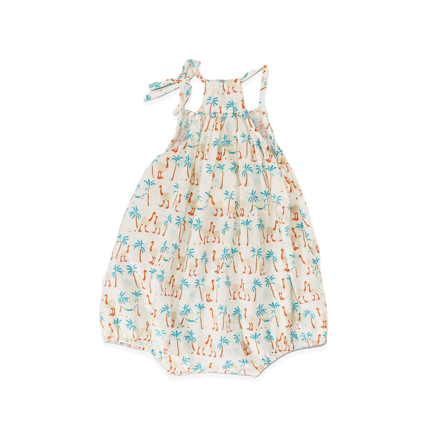 Les Enfantines Baby Peroquet Romper in Dakar Print Cotton