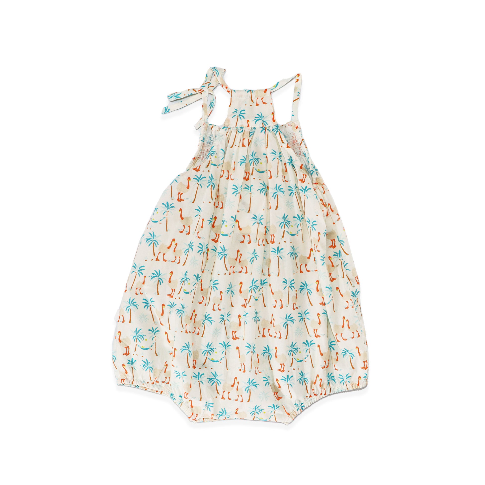 Les Enfantines Baby Peroquet Romper in Dakar Print Cotton