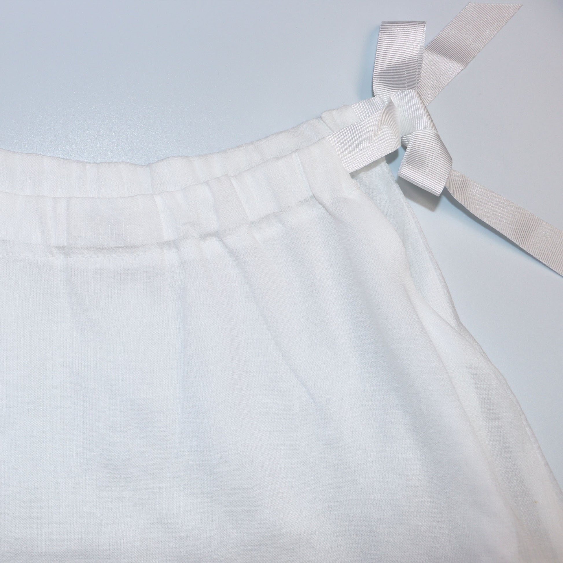 Elegant Les Enfantines Ceremony White Nude Cigogne Baby Dress
