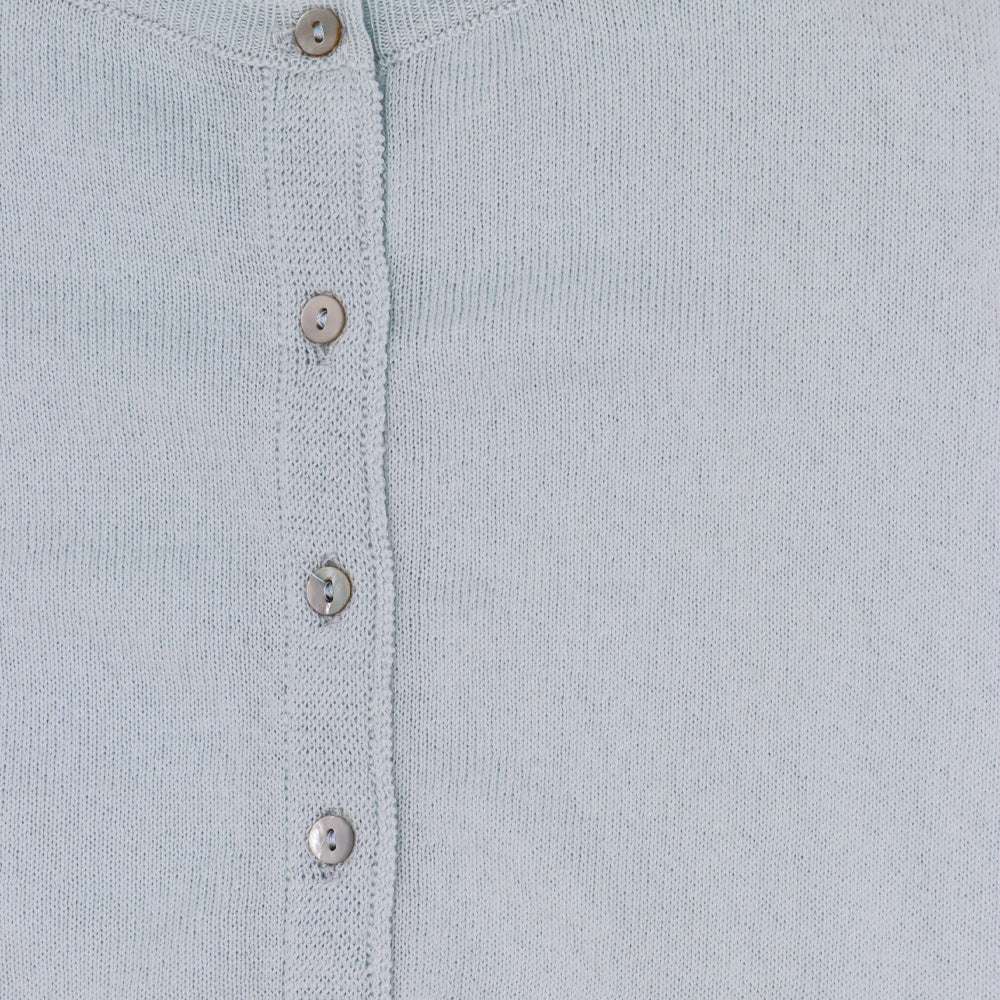 Les Enfantines Sky Blue Coccinelle Cotton Polo Shirt for Boys