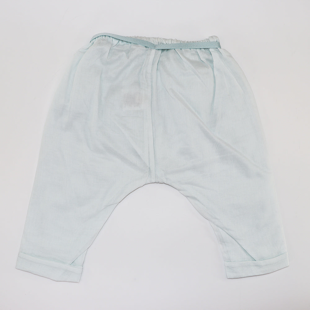 Les Enfantines Sky Blue Herisson Hedgehog Cotton Baby Romper