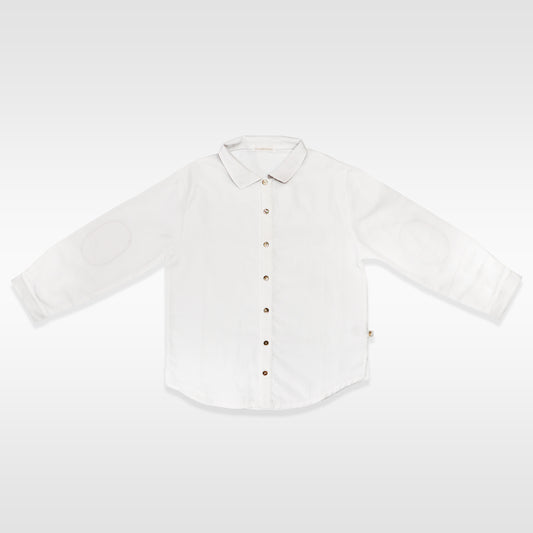 Les Enfantines Calao I Ecru Luxury Kids Designer Cotton Top