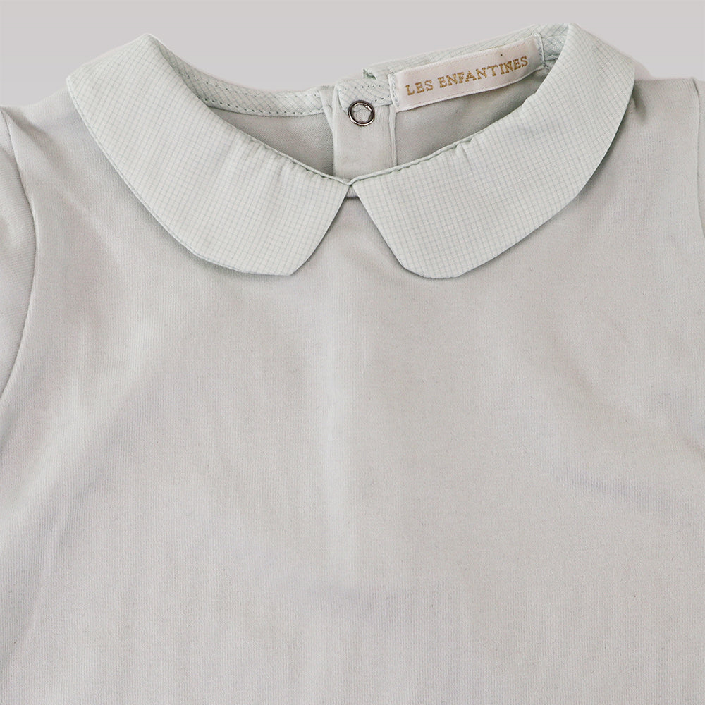 Les Enfantines Sky Blue Coucou Romper for Stylish Infants