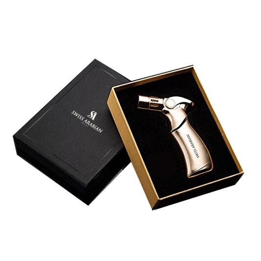 Swiss Arabian Windproof Turbo Lighter Jet Flame for Bakhoor