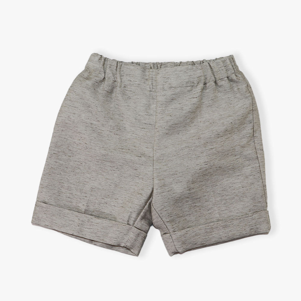 La Stupenderia Classic Beige Bermuda Shorts for Toddler Boys