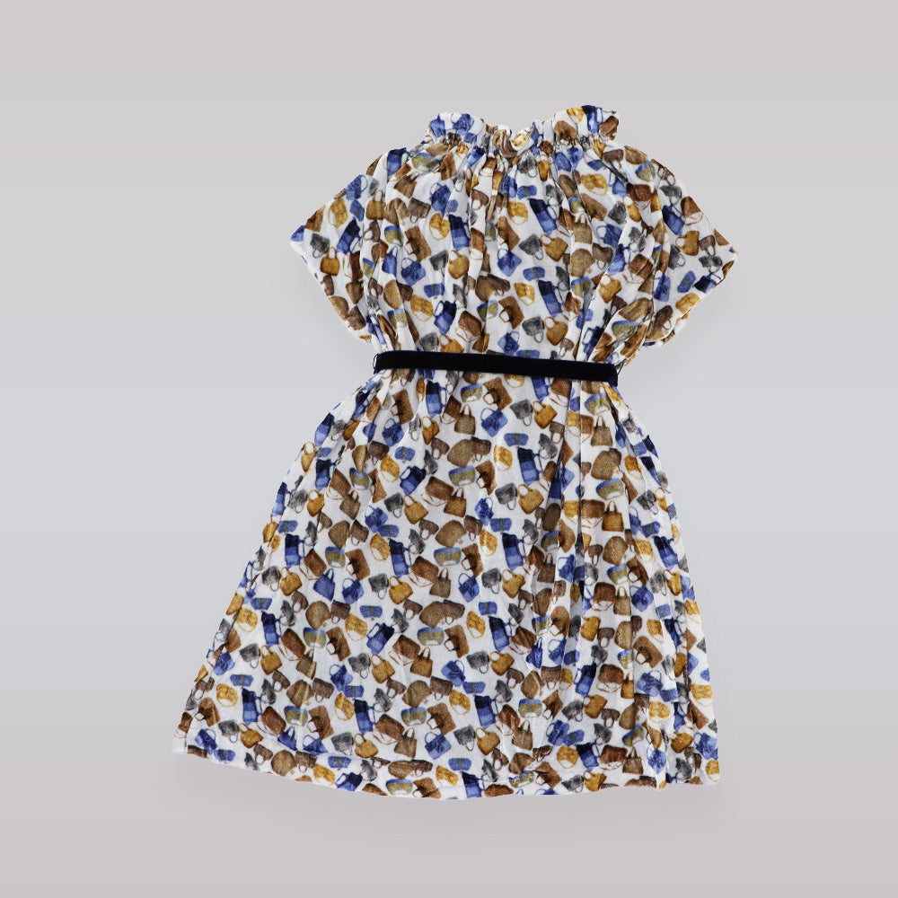 La Stupenderia Abia Sleeveless Floral Dress for Elegant Young Girls