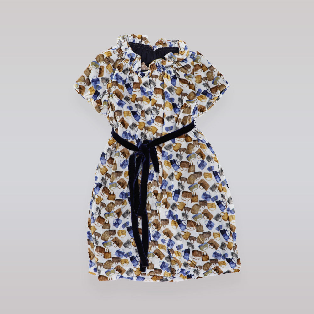 La Stupenderia Abia Sleeveless Floral Dress for Elegant Young Girls