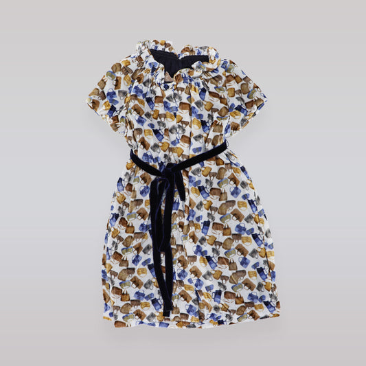 La Stupenderia Abia Sleeveless Floral Dress for Elegant Young Girls