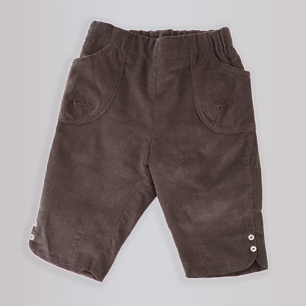 La Stupenderia Panu Boys Dark Grey Tailored Comfort Fit Pants