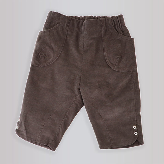 La Stupenderia Panu Boys Dark Grey Tailored Comfort Fit Pants