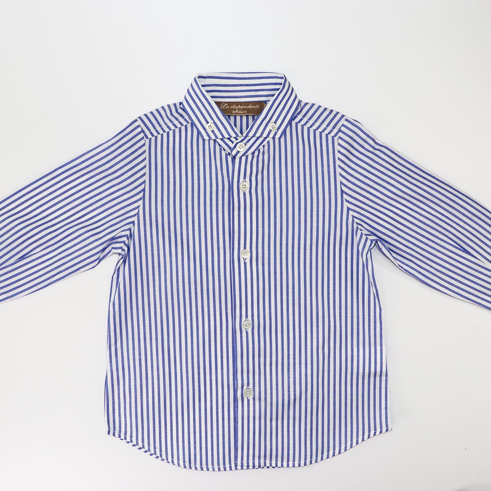 La Stupenderia Boys Camouflage Print Cotton Button Down Shirt