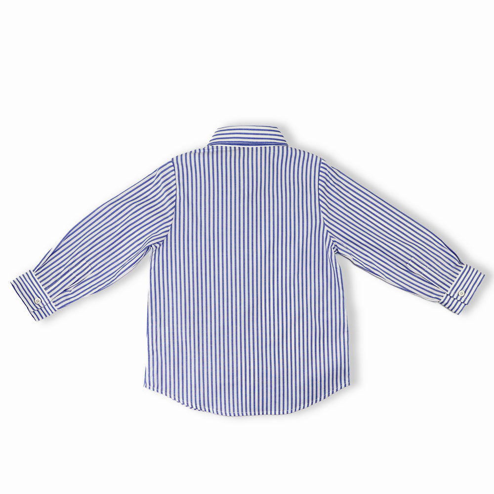 La Stupenderia Boys Camouflage Print Cotton Button Down Shirt