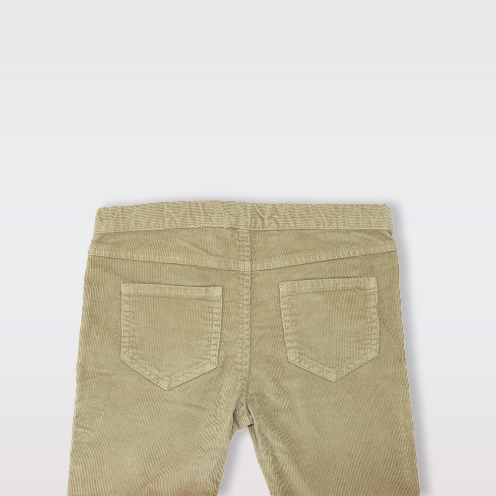 La Stupenderia Green Panu Pants for Stylish Little Kids