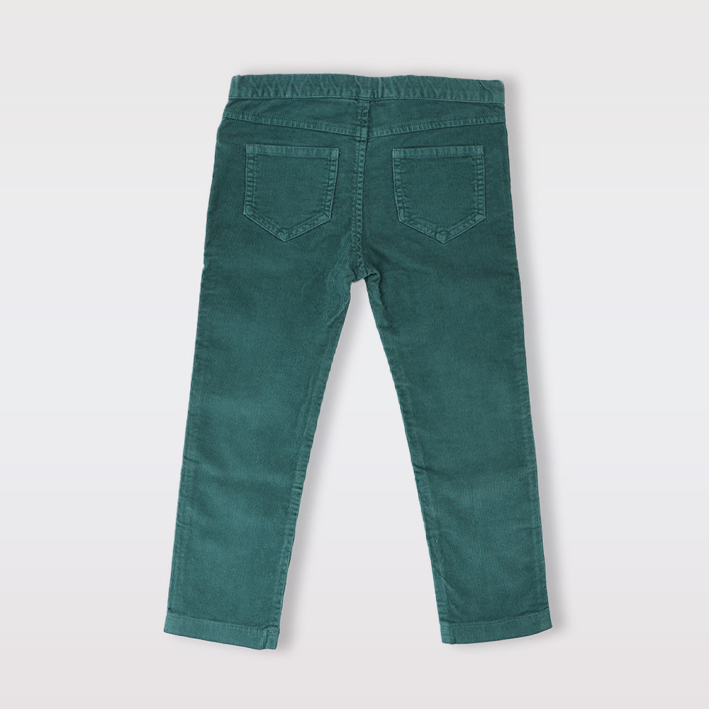 Elegant La Stupenderia Panu Green Trousers for Stylish Young Kids