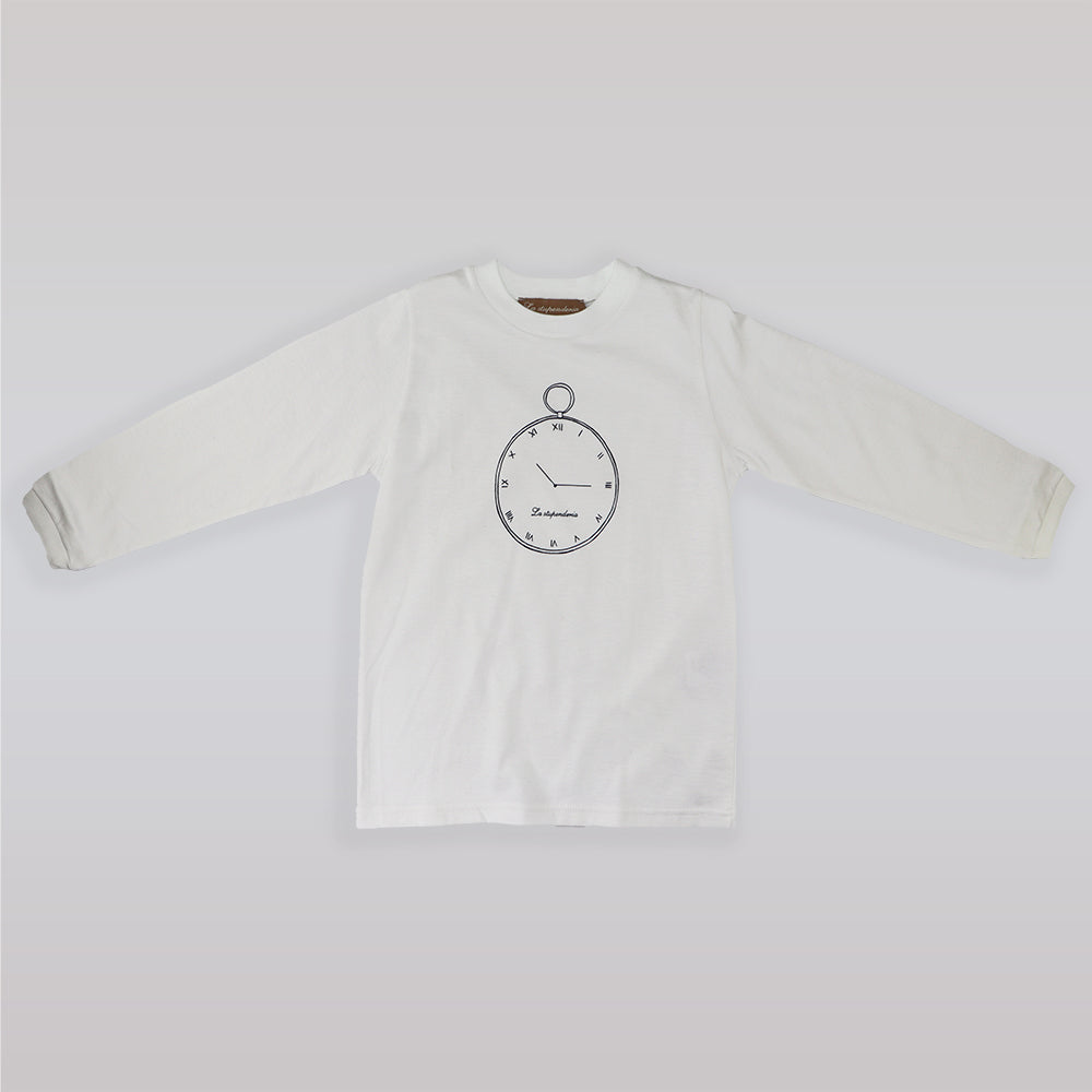 La Stupenderia Boys White Mago Cotton Shirt for Formal Occasions
