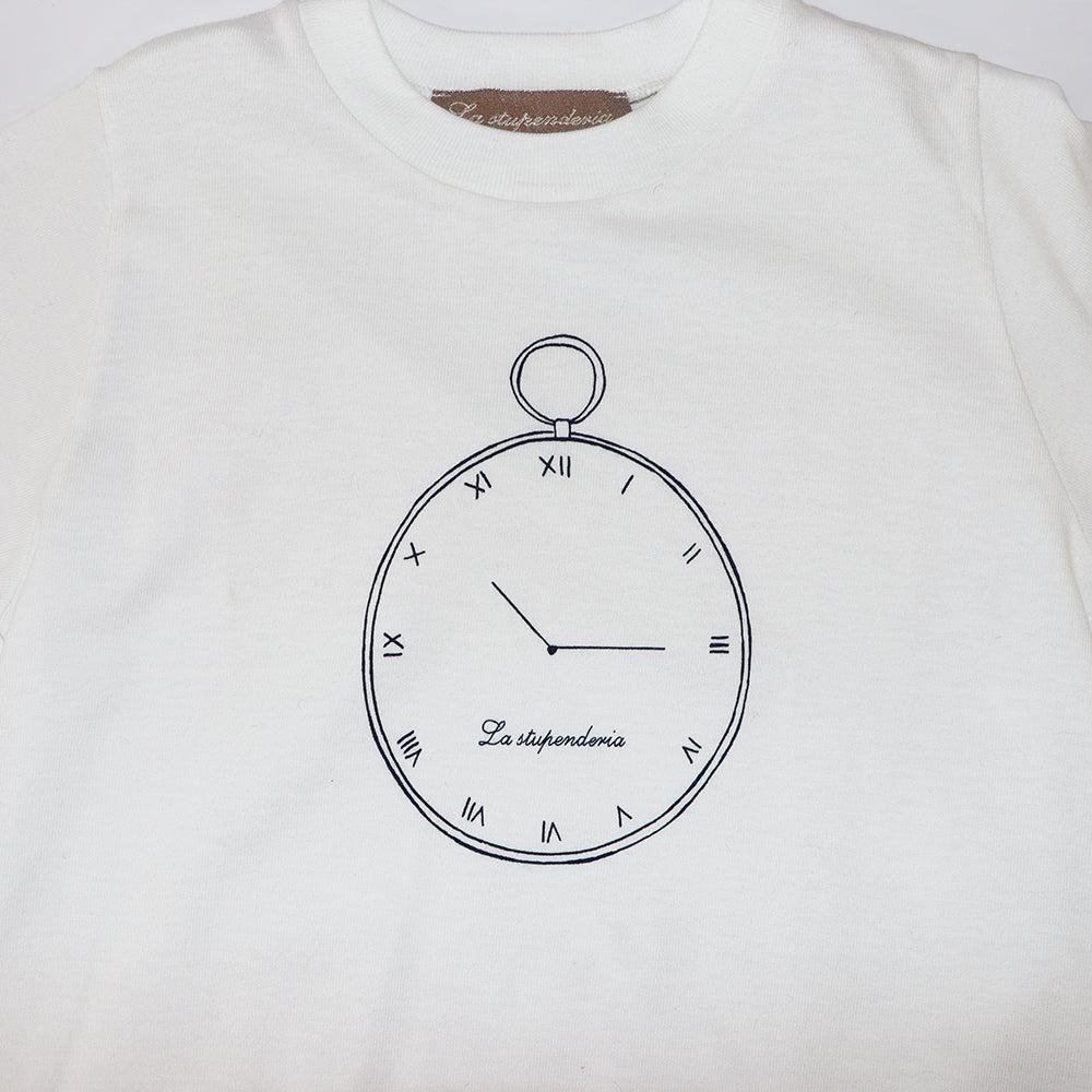 La Stupenderia Boys White Mago Cotton Shirt for Formal Occasions