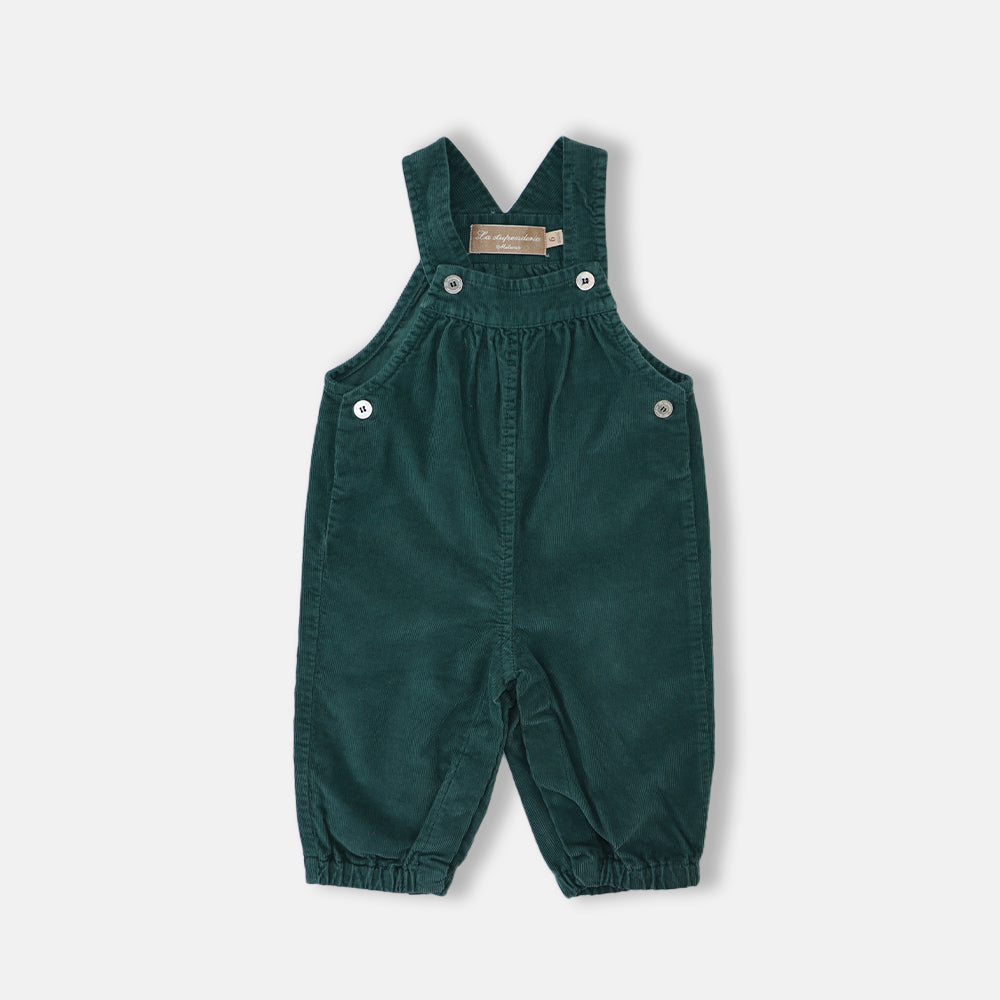 La Stupenderia Blue Cotton Salo Pette Toddler Boy Dungarees