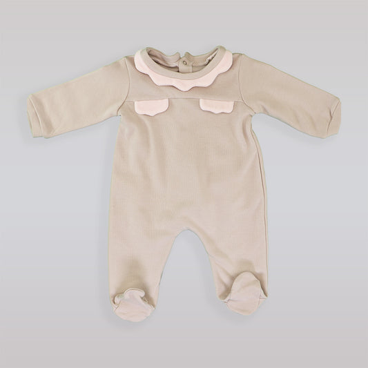 La Stupenderia Luxury Baby Boy Romper Suit with Pockets