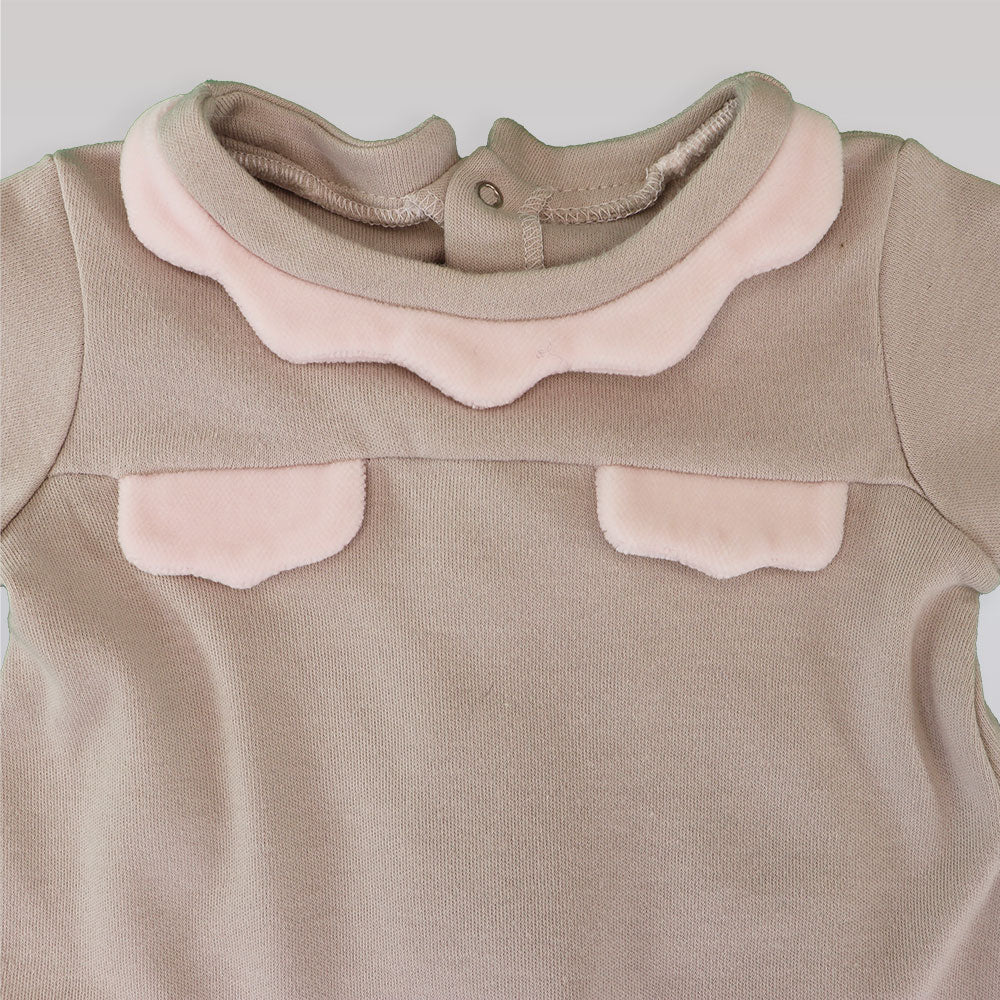 La Stupenderia Luxury Baby Boy Romper Suit with Pockets