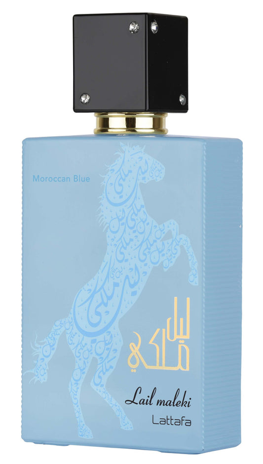 Lattafa Lail Maleki Moroccan Blue Long Lasting Luxury Perfume 100ml