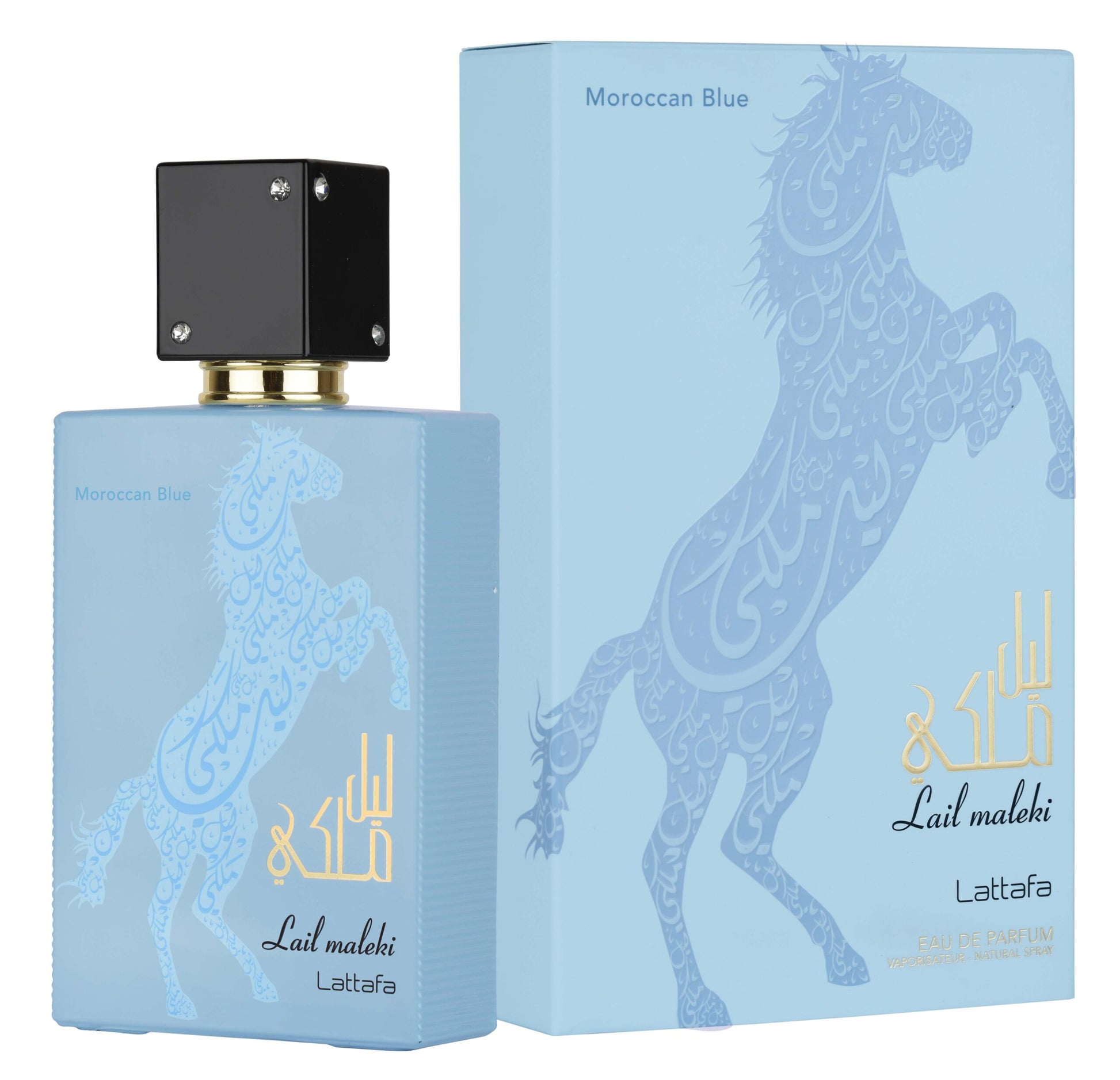 Lattafa Lail Maleki Moroccan Blue Long Lasting Luxury Perfume 100ml