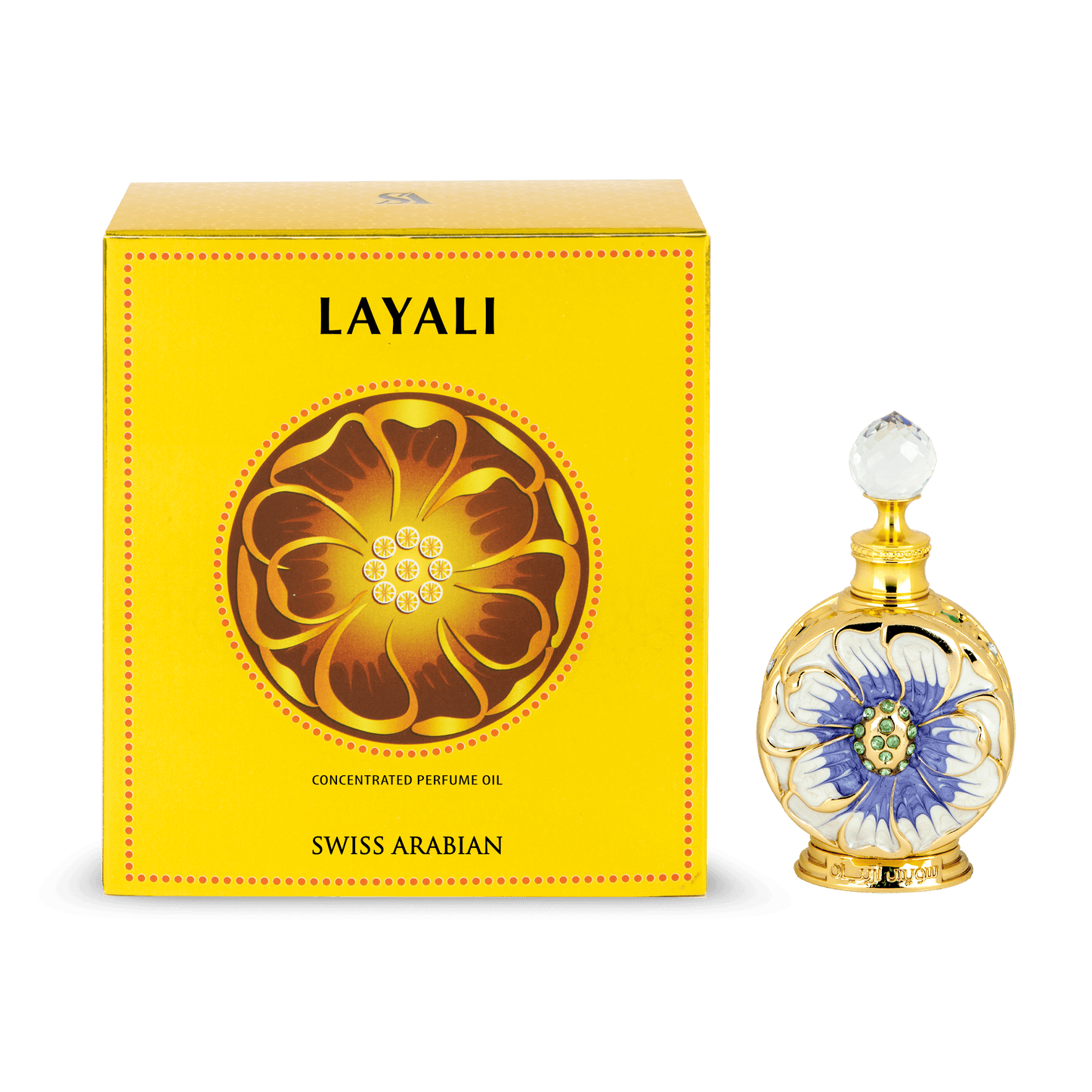 Swiss Arabian Layali Intense Floral Oud Concentrated Perfume Oil 15ml