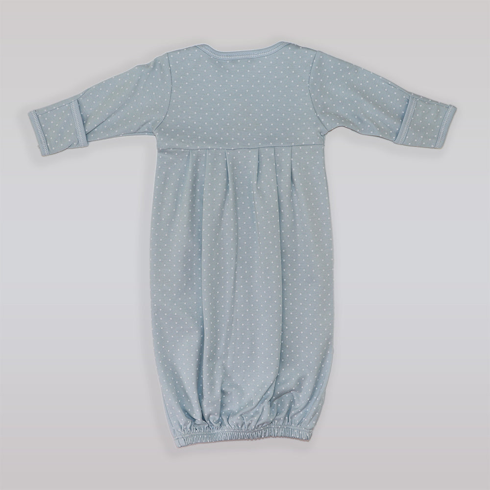 Magnolia Baby Vintage Puppy Printed Pima Cotton Baby Gown