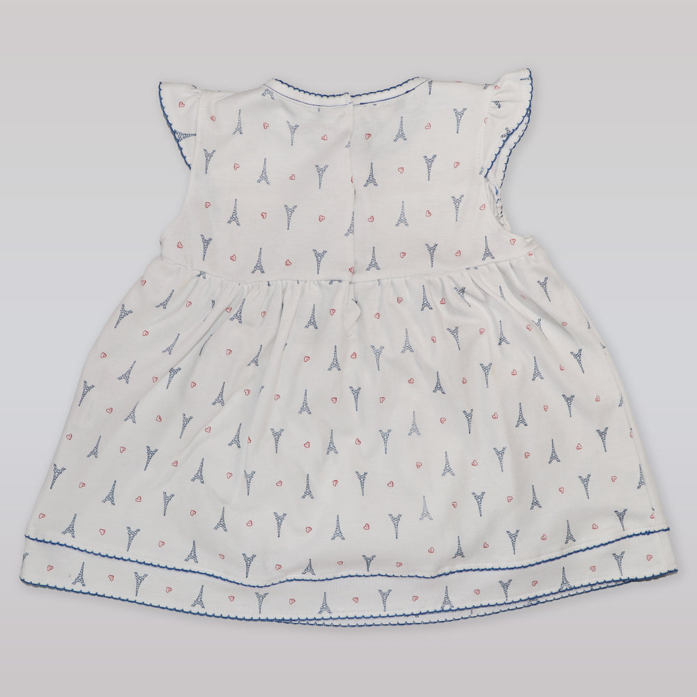 Magnolia Baby Mon Cherie White Smocked Footie For Infants