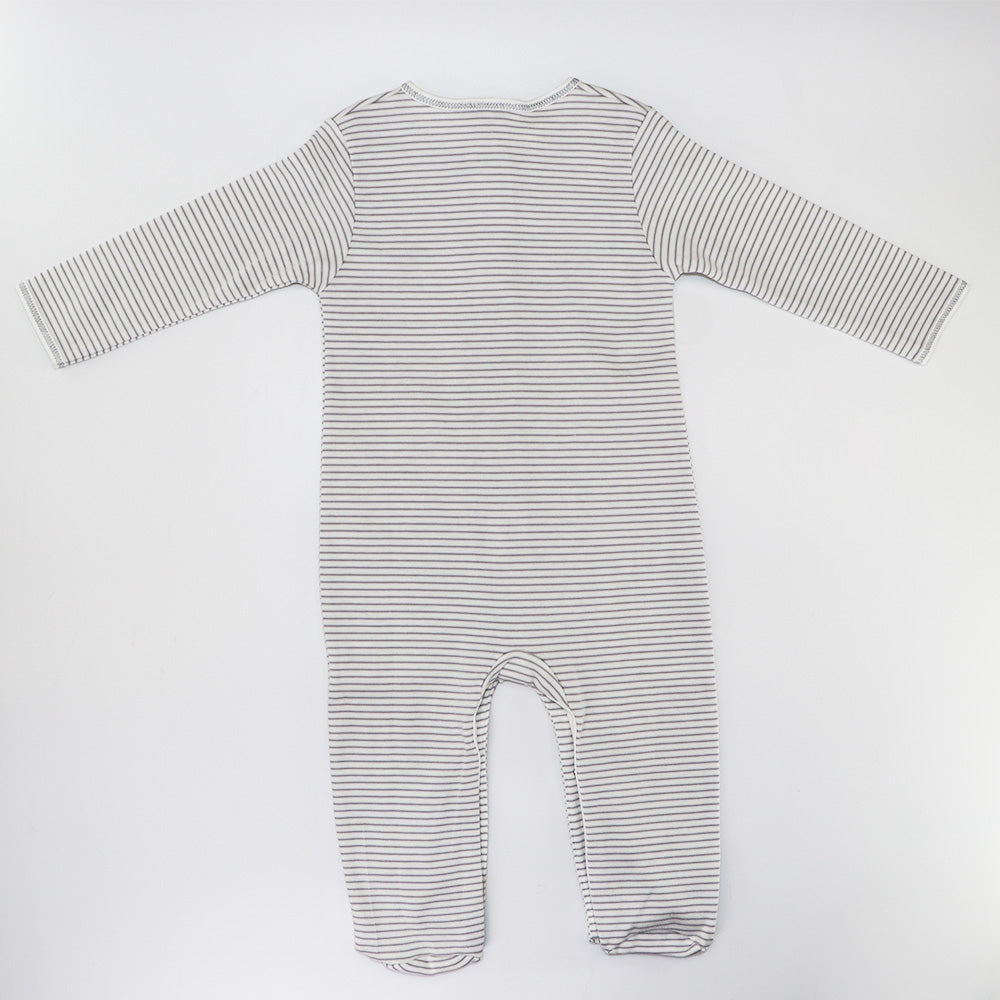 Magnolia Baby Counting Sheep Embroidered Soft Cotton Footie Pajamas