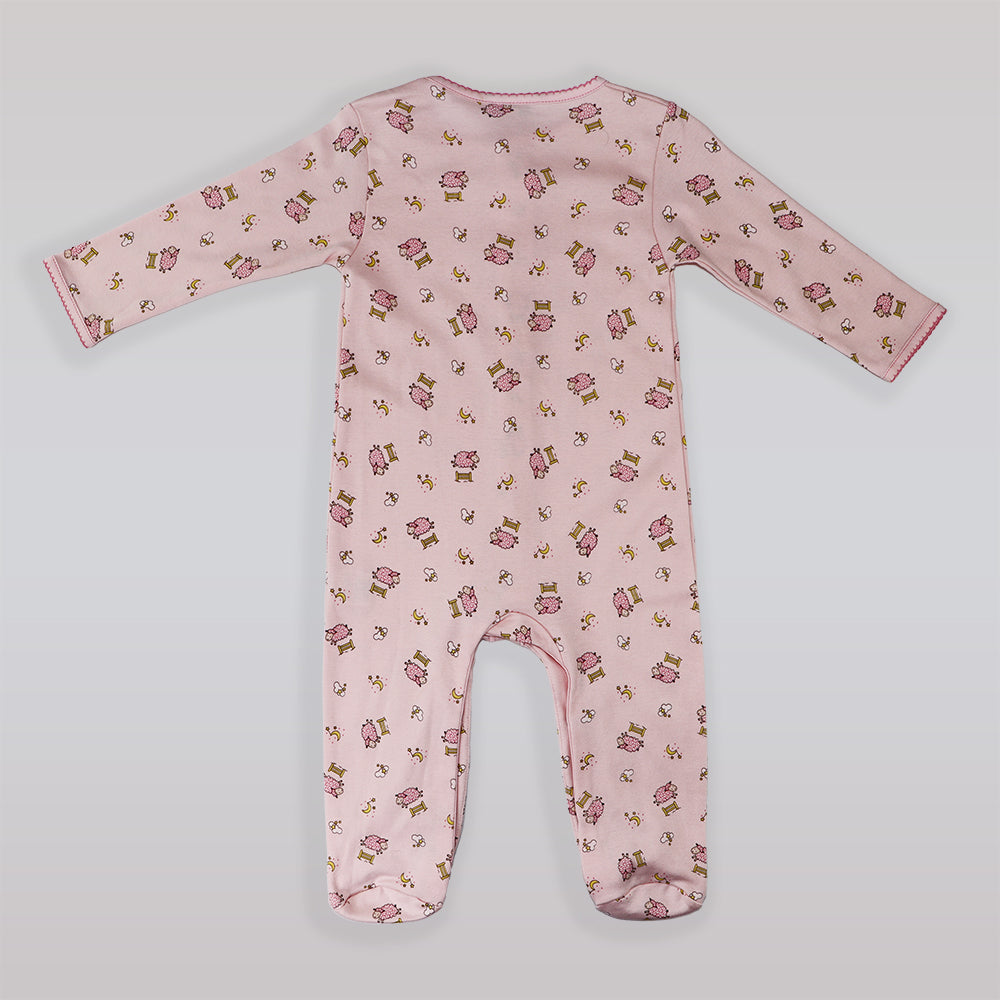 Magnolia Baby Counting Sheep Soft Pima Cotton Infant Footie